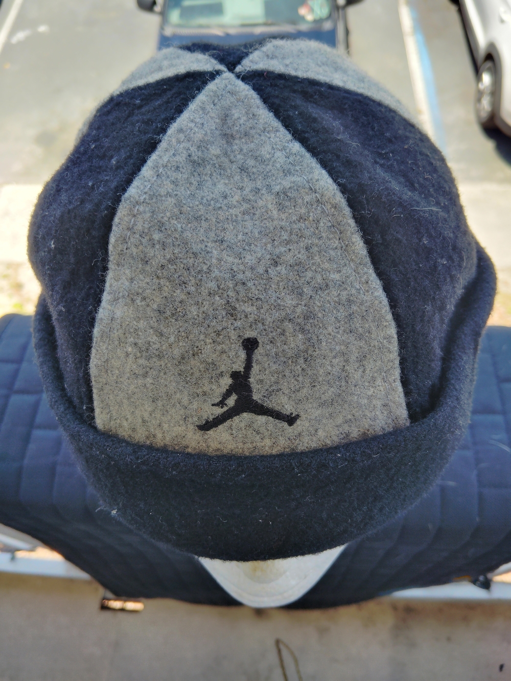 Nike Jordan Two-Tone Jumpman Beanie - Black & Gray